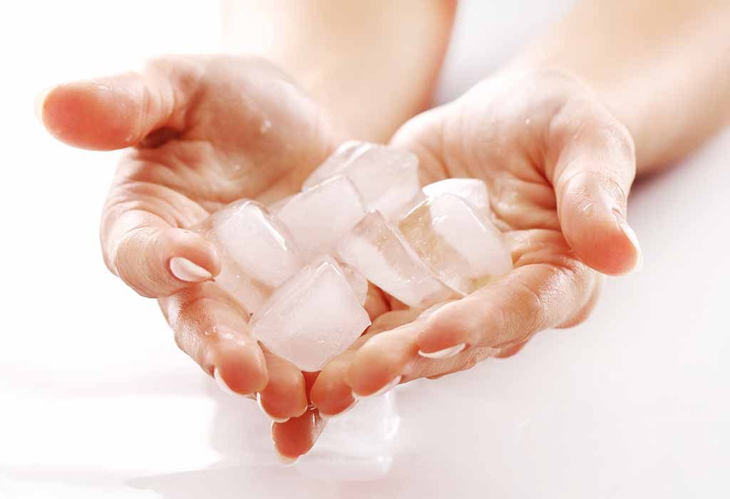 Ice massage