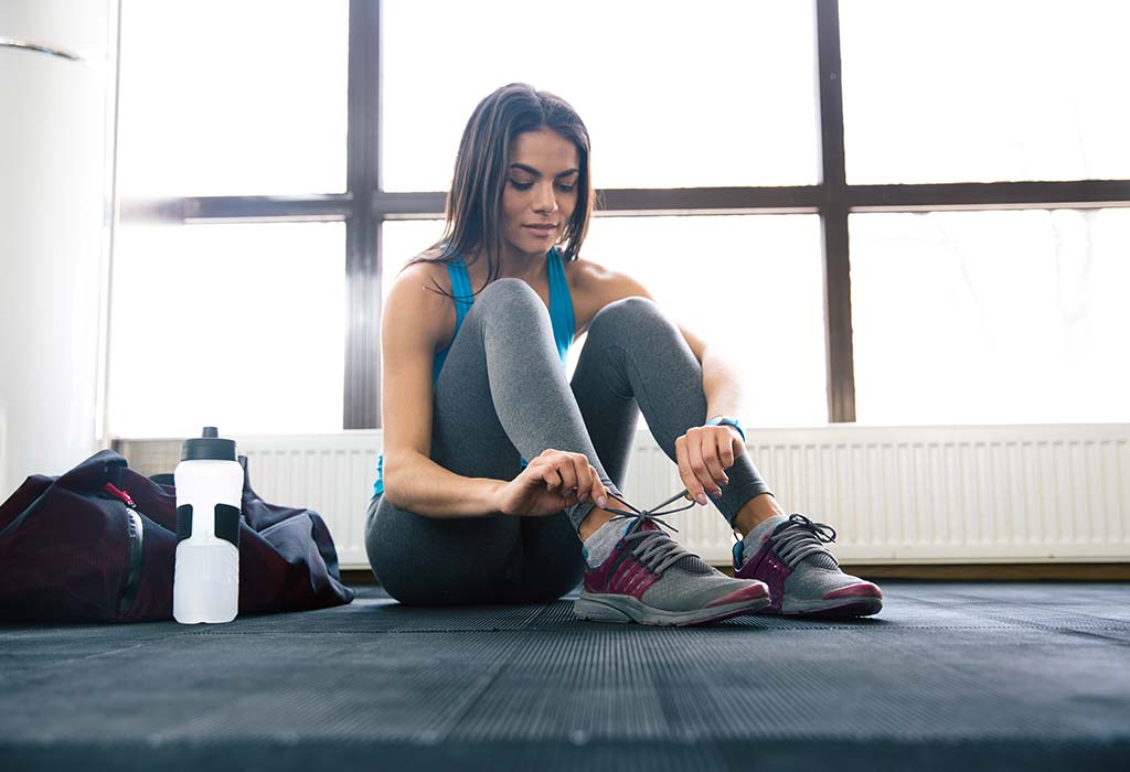 Healthy fit woman
