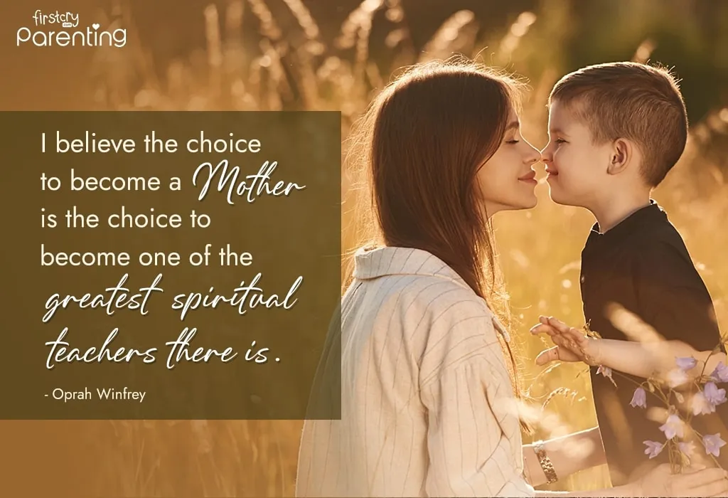 Single Mother and Son Quotes