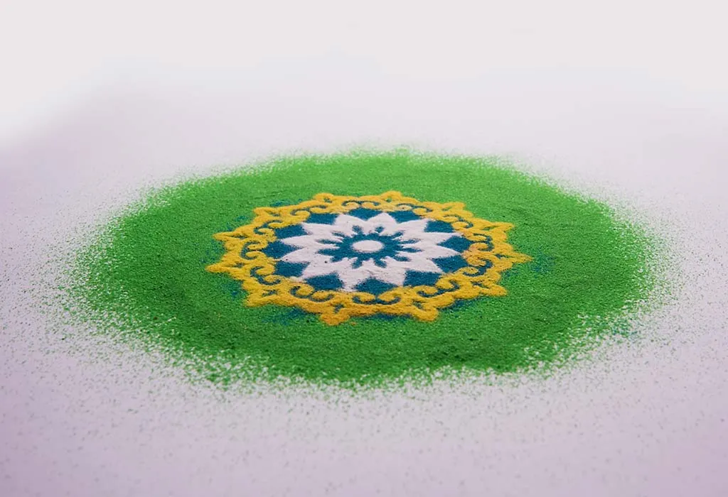 फुलांची रांगोळी