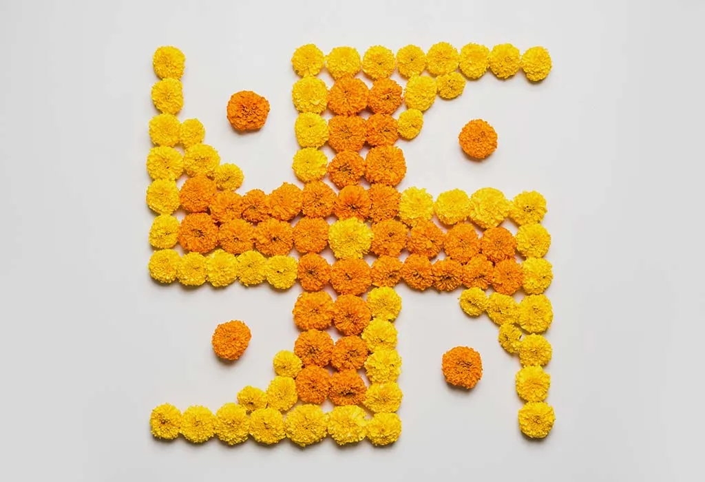 स्वस्तिक रांगोळी