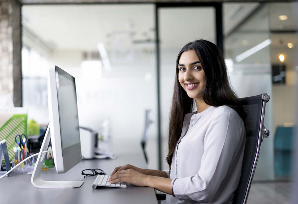 Working Indian Woman