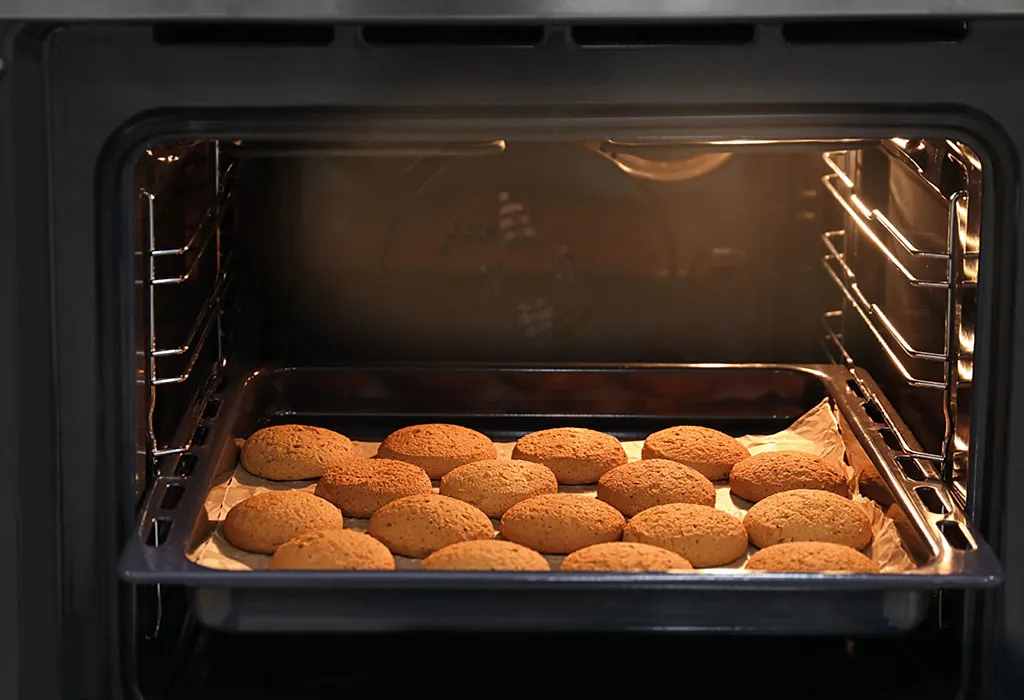 Baking cookies