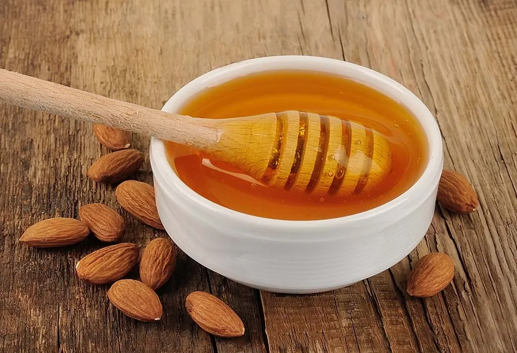 Almond and honey scrub