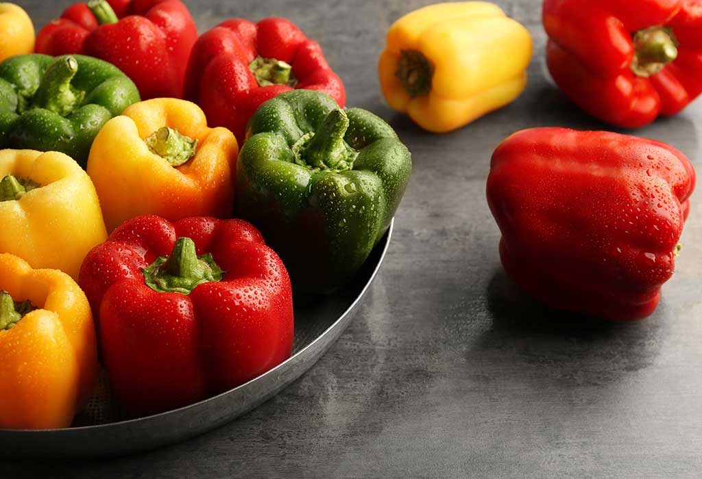 Peppers in the summer