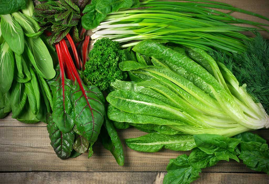 Green leafy vegetables