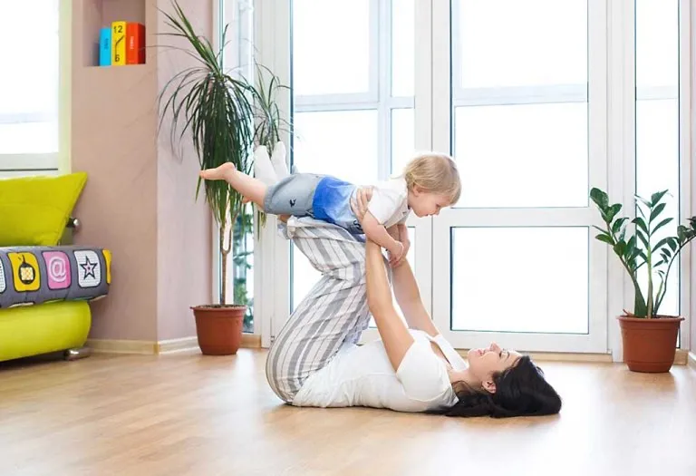 Losing Post-Pregnancy Weight at Home