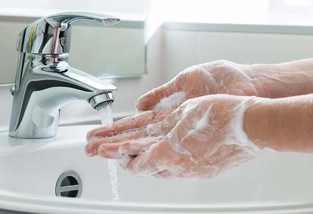 Washing hands properly
