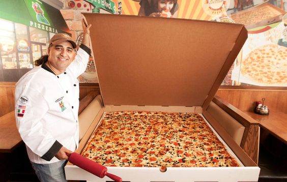 Largest Commercially Available Pizza 