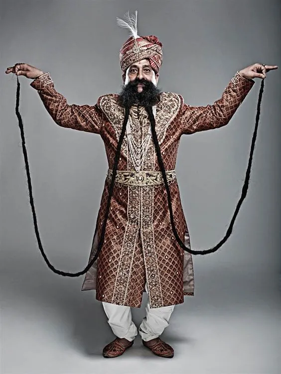Man with the Longest Moustache in the World