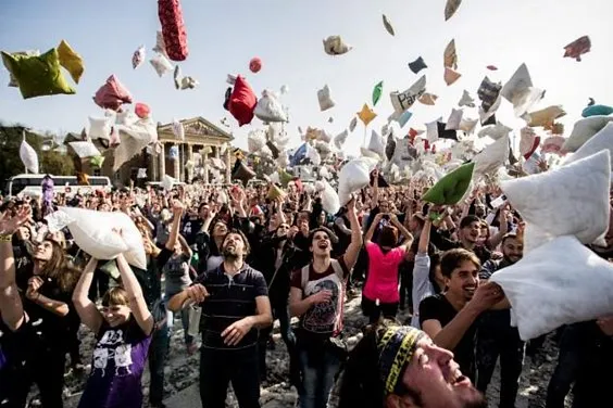 Biggest Pillow Fight