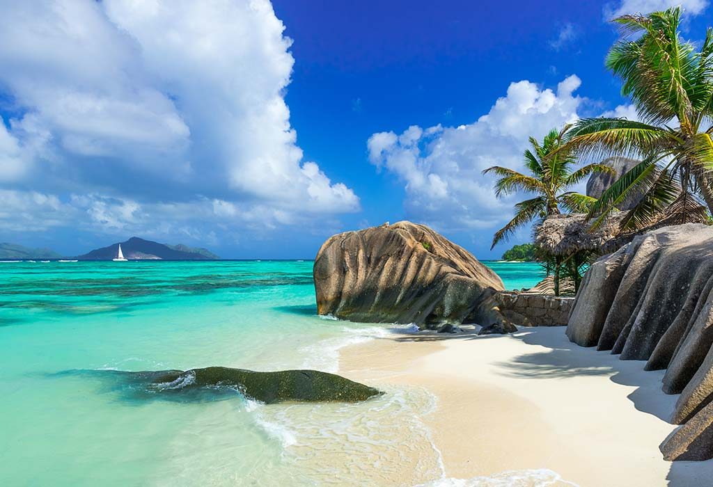 Paradise Beach in Seychelles