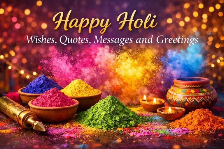 100+ Happy Holi Wishes, Quotes, Messages and Greetings