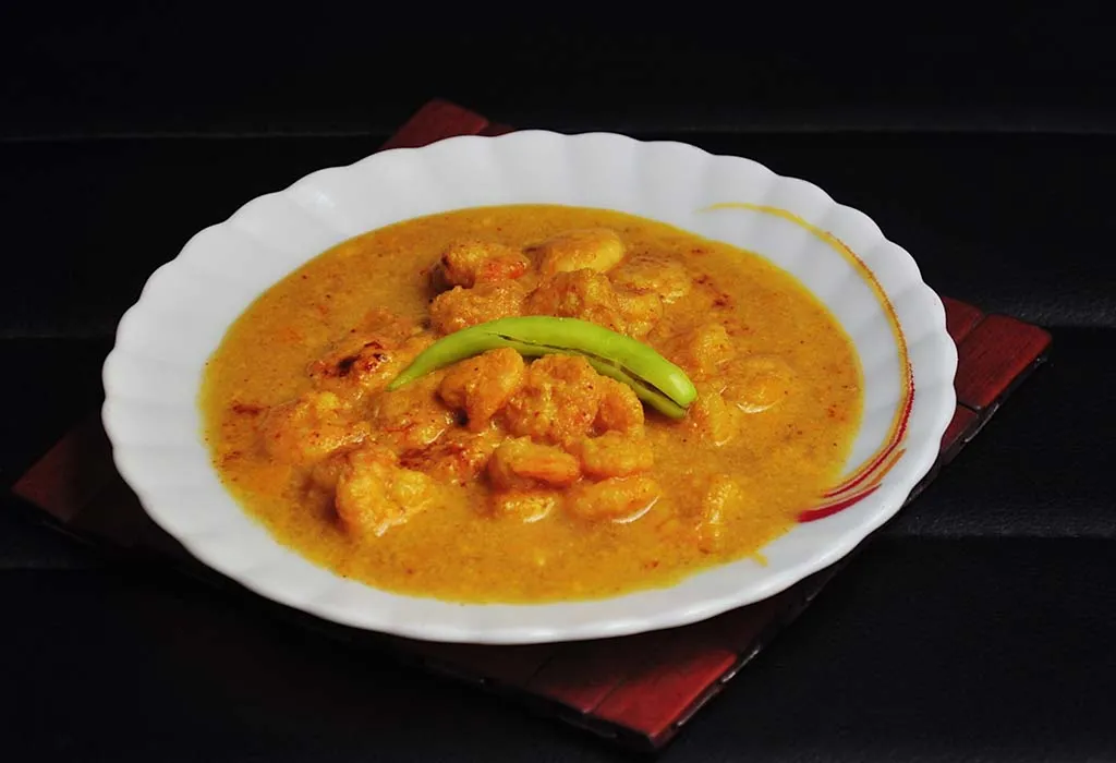 prawn malai curry