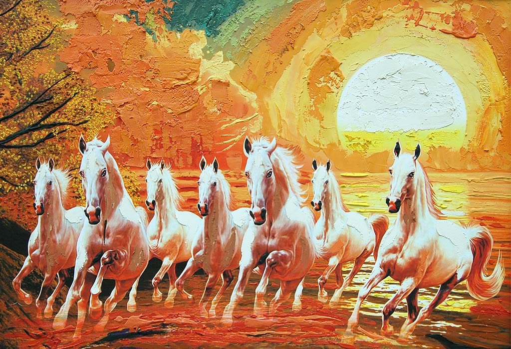 Running Horse Painting Direction In Office - The Best Picture of Painting