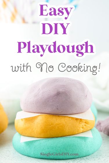 DIY no-cook play dough