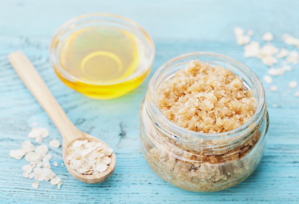 Oatmeal scrub