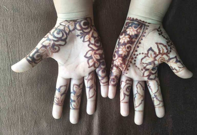 Simple Yet Elegant Mehndi (Henna) Designs for Kids