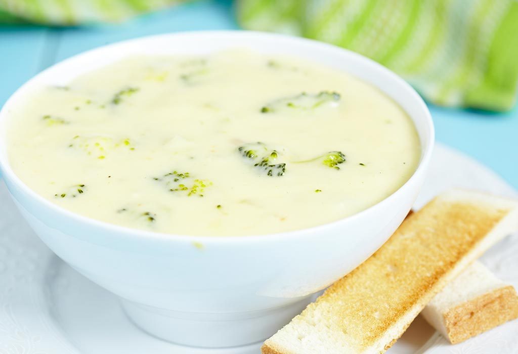 Broccoli cheddar cheese soup