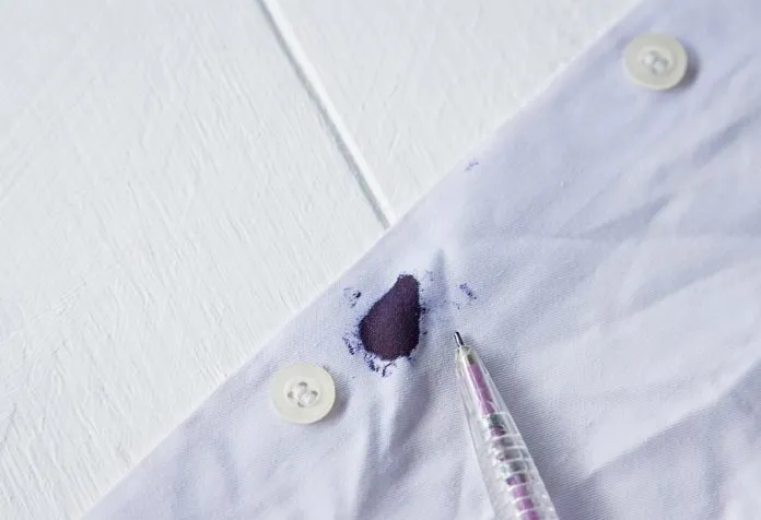 how to remove ink stains from clothes