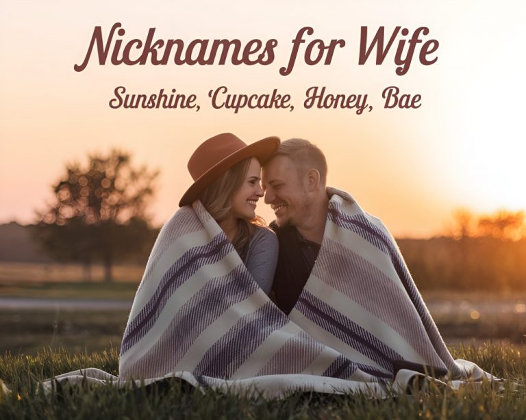 150 Nicknames for Wife: Cute, Romantic, & Funny Ideas