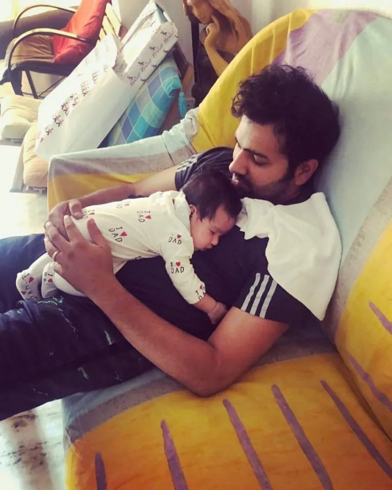 Rohit Sharma's Baby Happily Responding to Spanish Is Cuteness Overload!