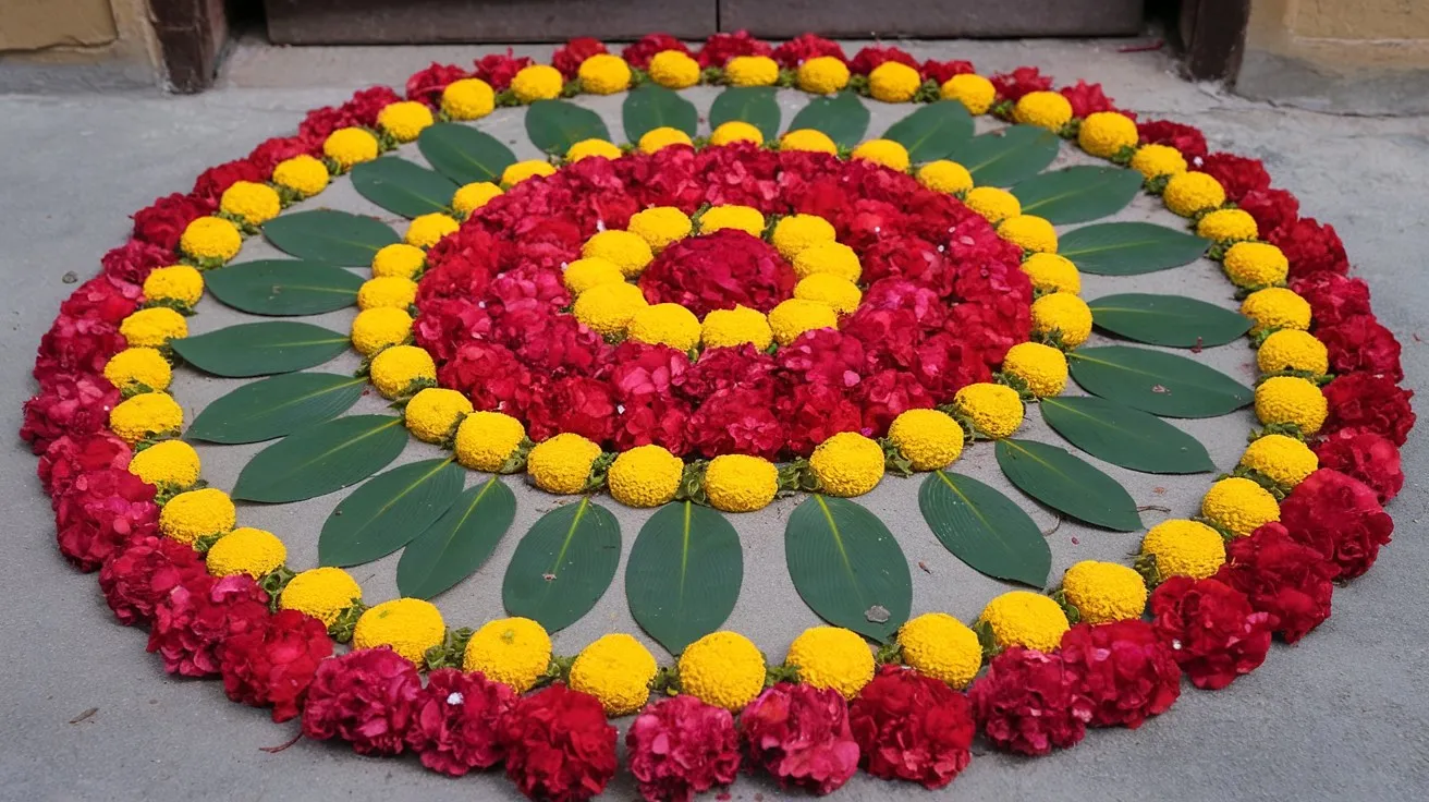Floral Rangoli Floral Rangoli