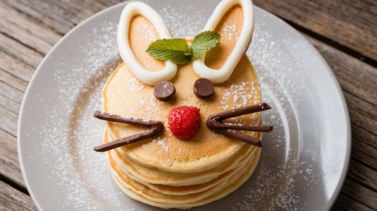 Easter Bunny Pancakes Easter Bunny Pancakes