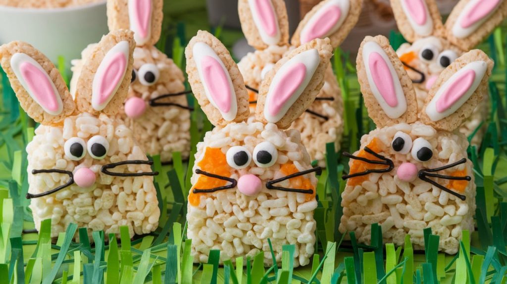 Easter Bunny Rice Krispie Treats