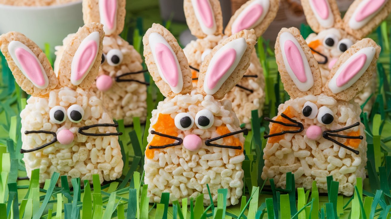 Easter Bunny Rice Krispie Treats Easter Bunny Rice Krispie Treats