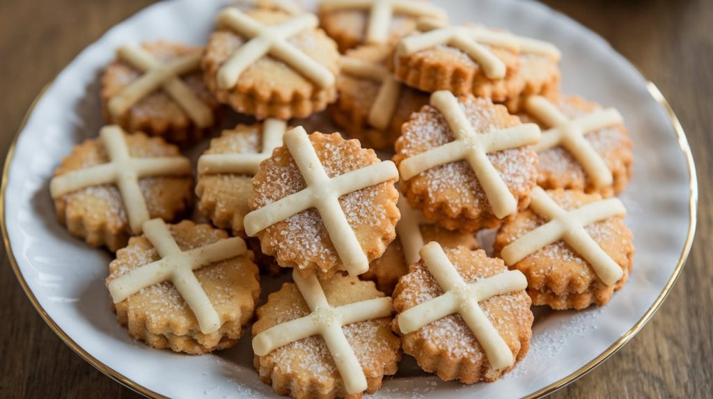 Hot Cross Cookies