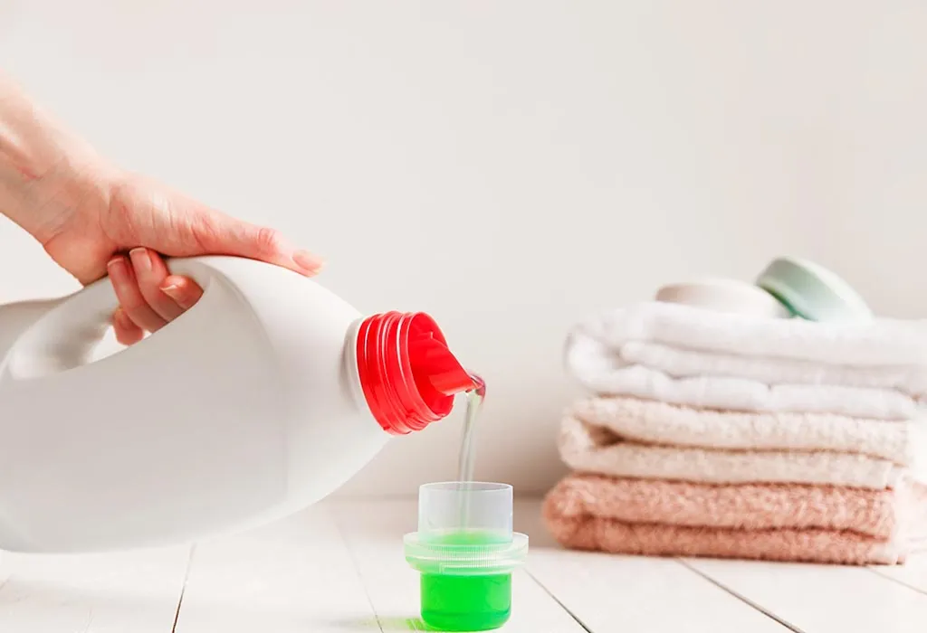 remove with liquid laundry soap