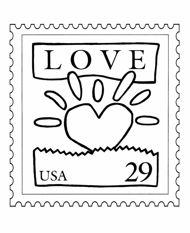 Kids Postage Stamp