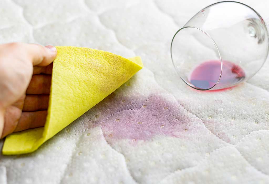 red wine stains