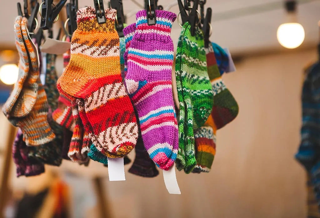 carry a warm scarf and a pair of socks