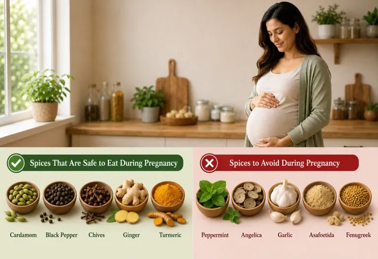 Spices to Eat &  Avoid During Pregnancy - A Compete Guide