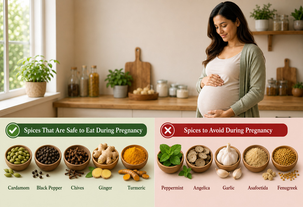 Spices to Eat & Avoid During Pregnancy – A Compete Guide Spices to Eat & Avoid During Pregnancy – A Compete Guide
