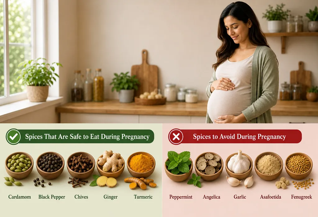 Spices to Eat &  Avoid During Pregnancy – A Compete Guide