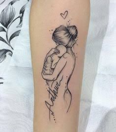 tattoo designs for women with childrens names