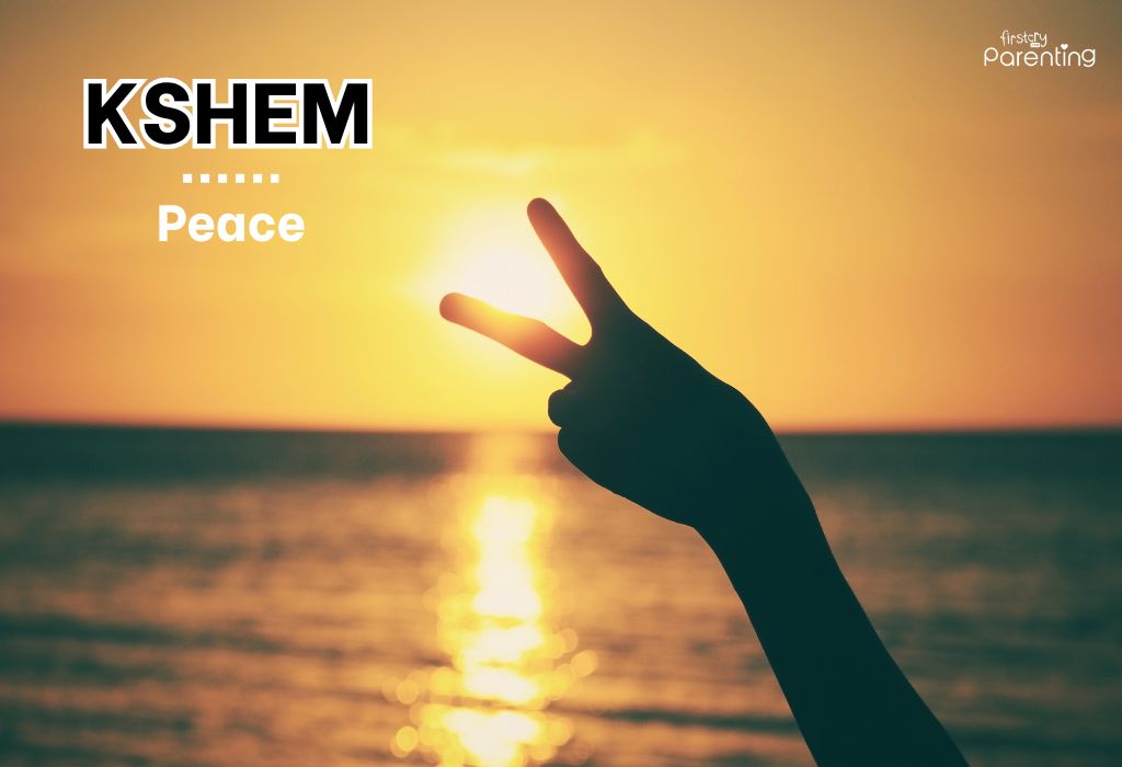 Kshem - Indian Baby Names Meaning Happiness