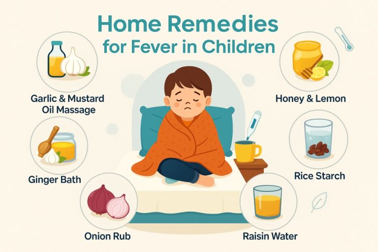 How to Reduce Fever in Child Naturally – Home Remedies & Tips