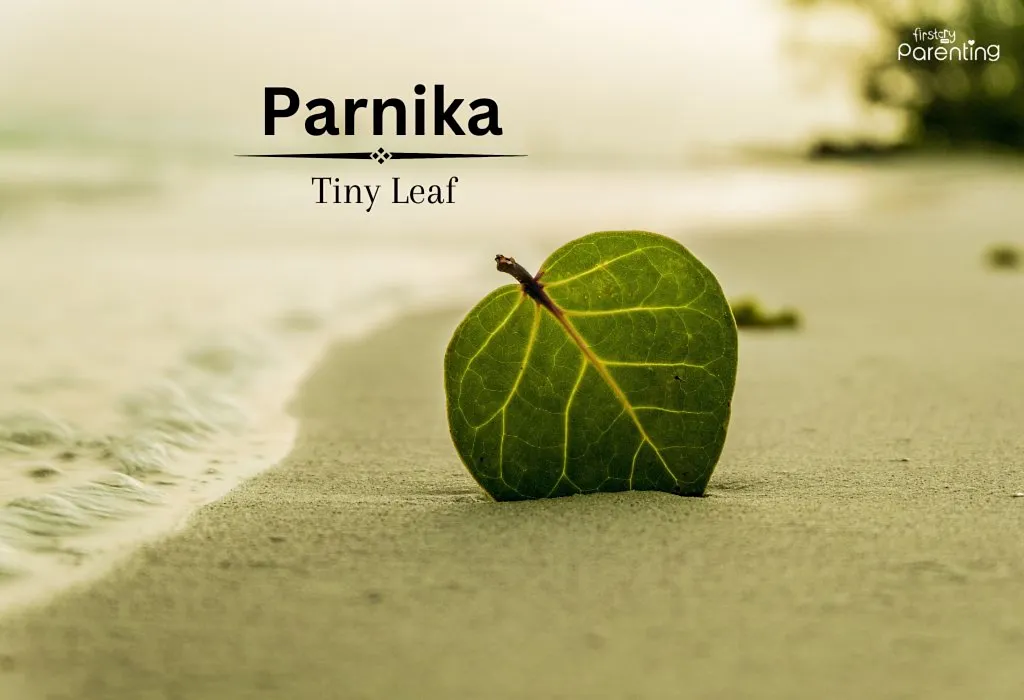Parnika - Stylish Girl Names with Meanings