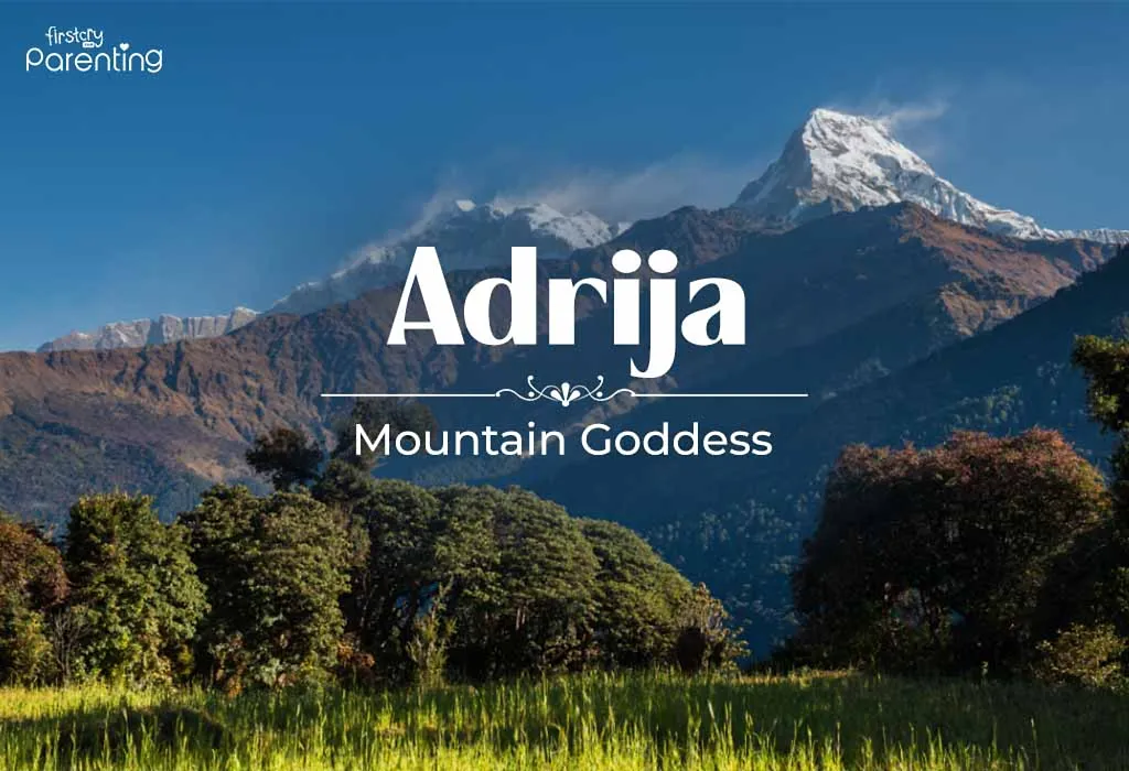 Adrija - Goddess Durga Names for Baby Girl