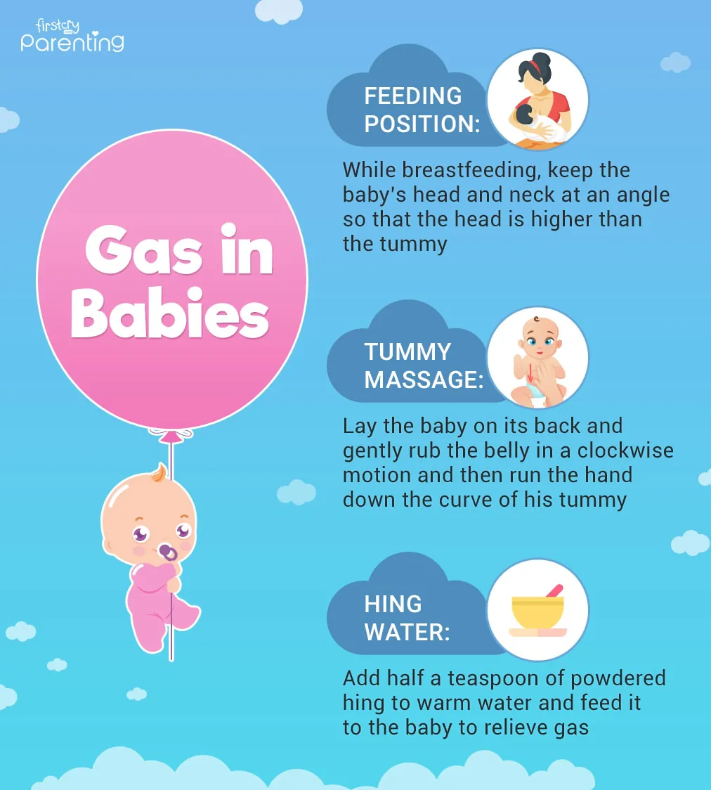 Ways to sale relieve baby gas