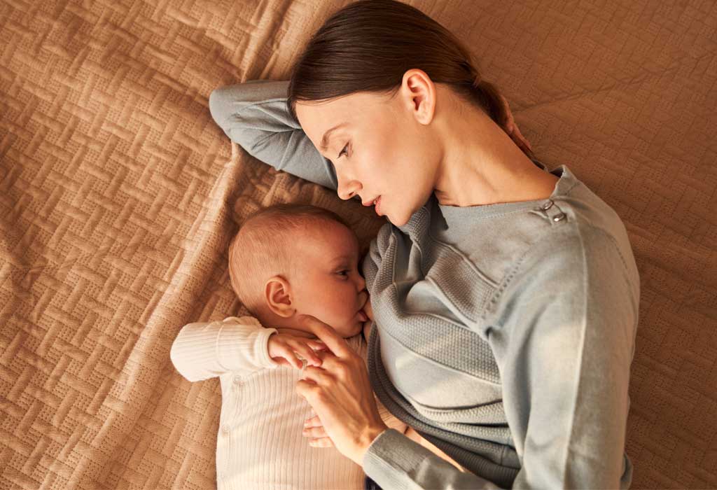 Nursing helps in Bonding with baby and relaxation