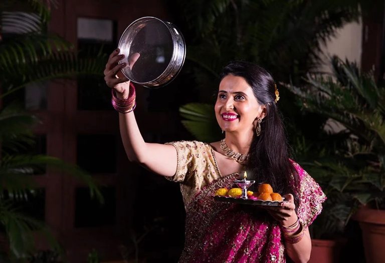Traditional Sargi Thali for Karva Chauth
