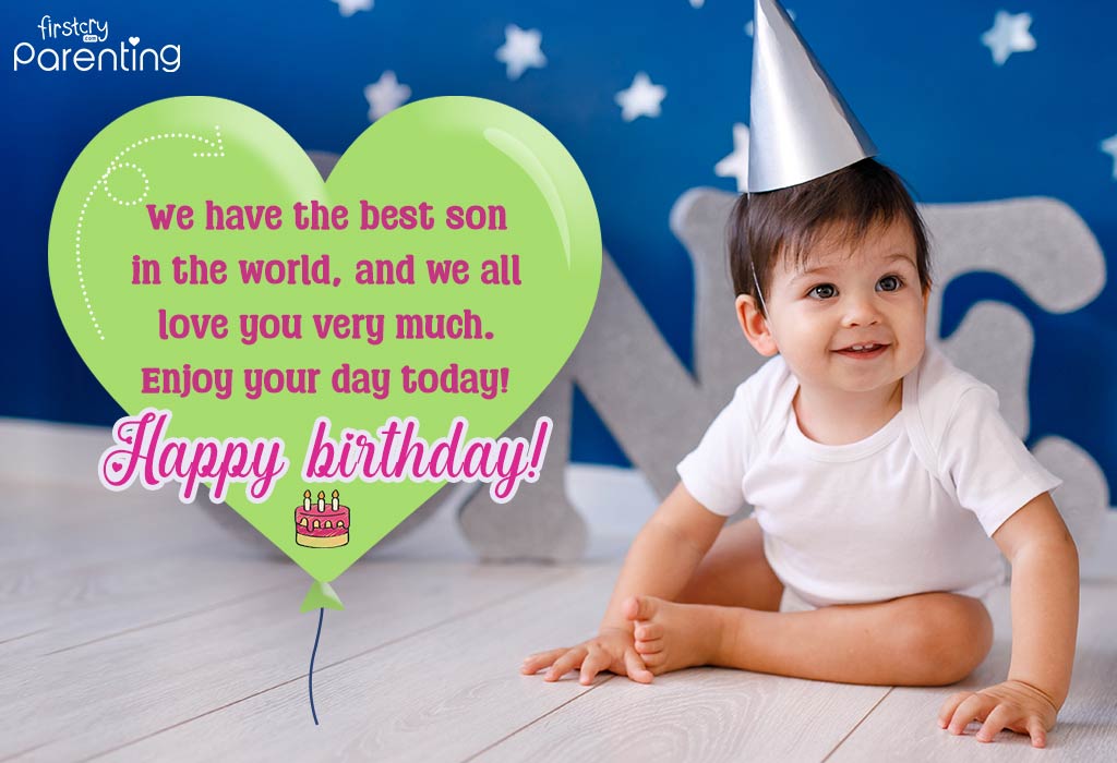 1st Birthday Wishes, Messages & Quotes for Baby Girl & Boy
