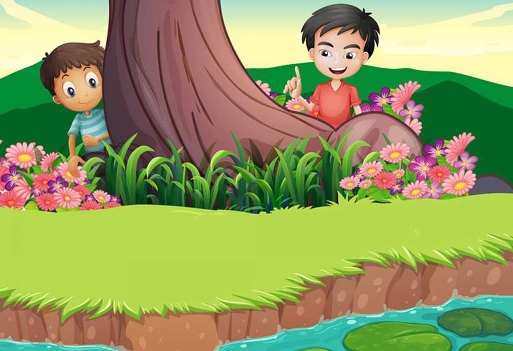 The Bear and Two Friends story