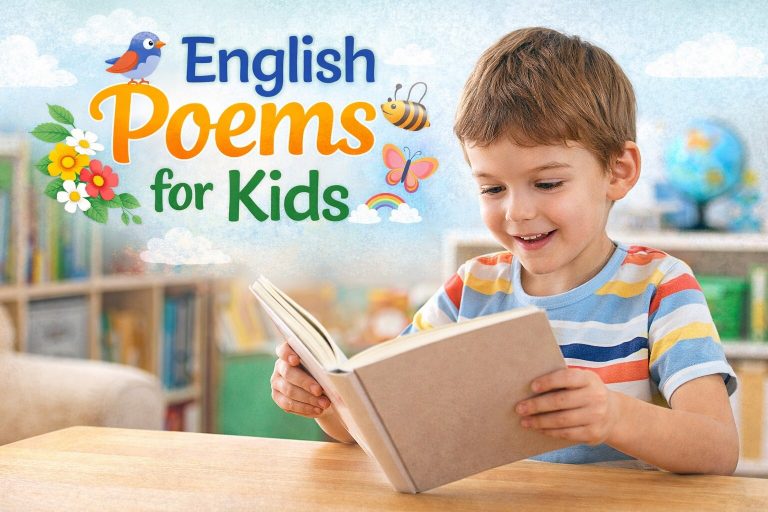 26 English Poems for Kids to Recite and Memorise