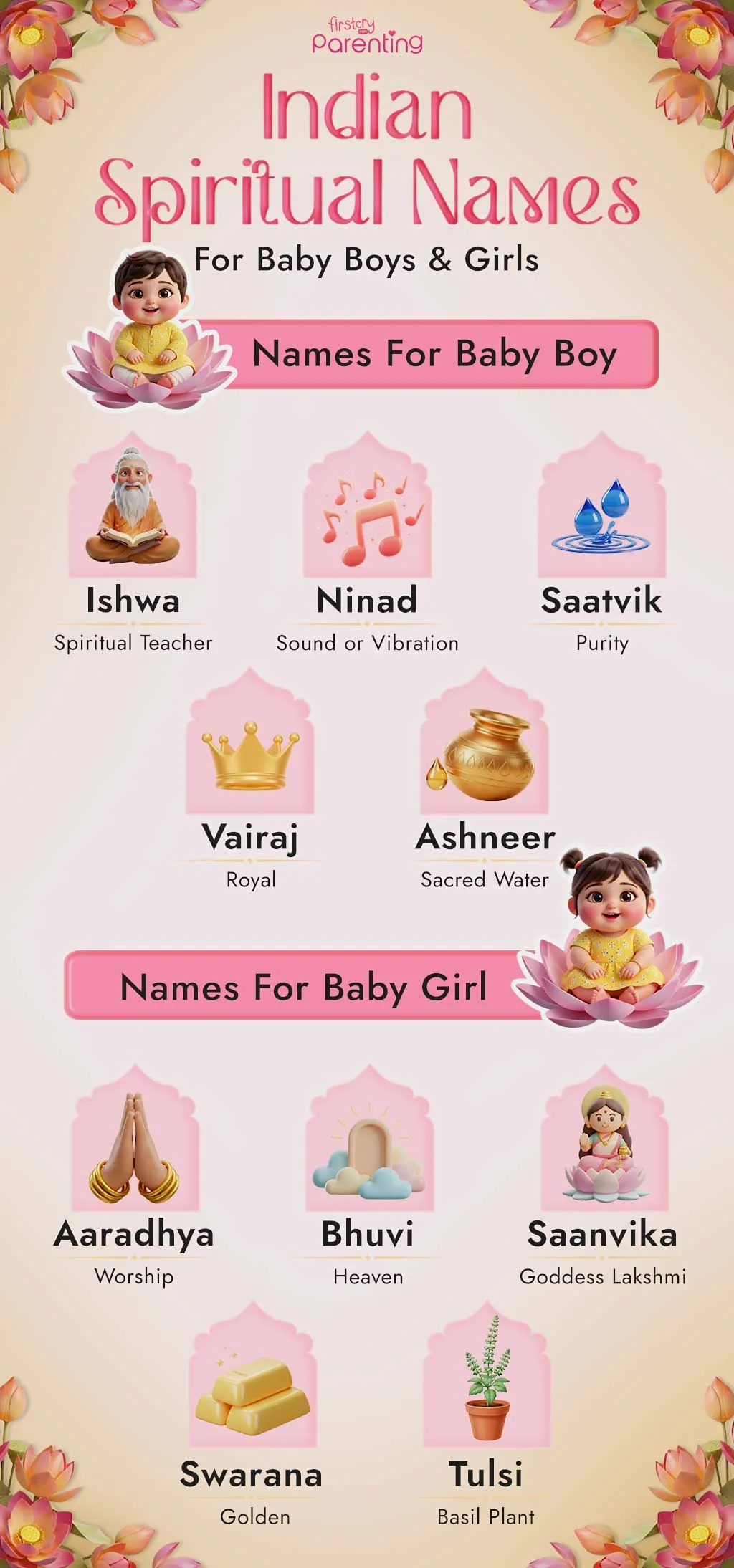 Indian Spiritual Names For Baby Boys & Girls Indian Spiritual Names For Baby Boys & Girls